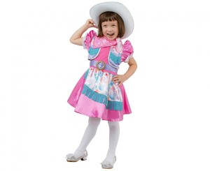 #STDZ Zestaw dla dzieci Elegancka Kowbojka (sukienka, pasek, kapelusz, chustka) , rozm. 92/104 cm