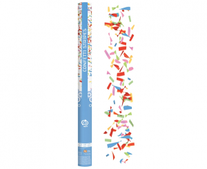 Konfetti pneumatyczne Mix, papierowe / 80 cm
