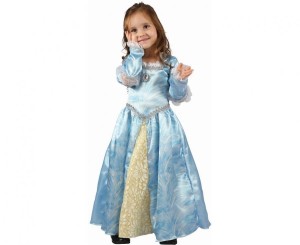 #STDZ Strój dla dzieci Niebieska Księżniczka (sukienka), rozm. 92/104 cm