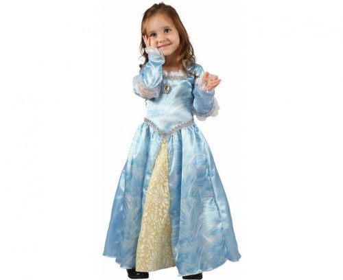 #STDZ Strój dla dzieci Niebieska Księżniczka (sukienka), rozm. 92/104 cm