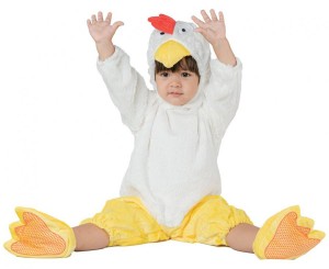 #STDZ Zestaw dla dzieci Mała Kurka (kombinezon, kaptur, buciki), rozm. 92/104cm