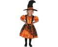 #STDZ Zestaw dla dzieci Dyniowa Czarownica (sukienka, kapelusz), rozm. 92/104 cm