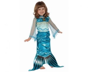 #STDZ Strój dla dzieci Niebieska Syrenka (sukienka), rozm. 92/104 cm