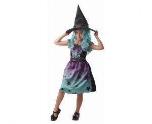 #STDZ Zestaw dla dzieci Przyjazna Czarownica (sukienka, kapelusz), rozm.120/130 cm