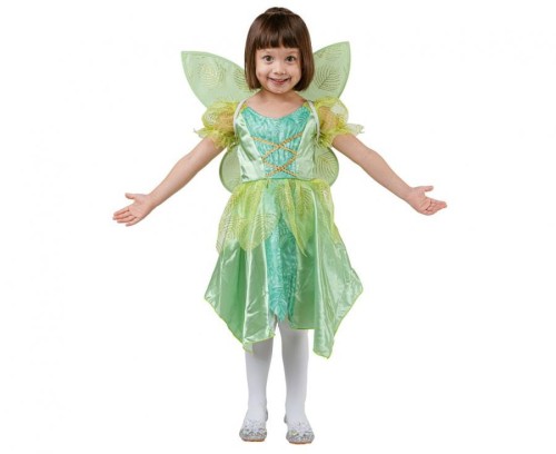 #STDZ Zestaw dla dzieci Zielona Wróżka (sukienka, skrzydła) , rozm. 92/104 cm