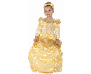 #STDZ Zestaw dla dzieci Żółta Księżniczka (sukienka, opaska ), rozm. 92/104 cm