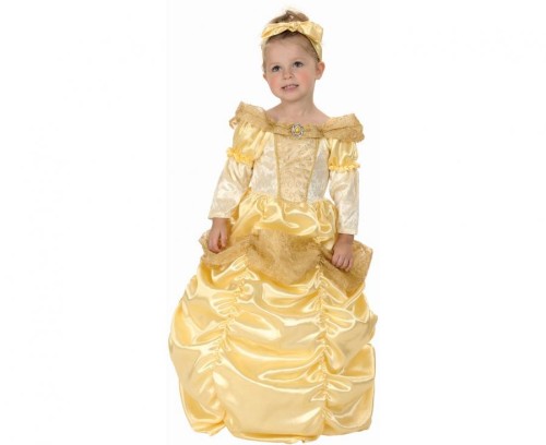 #STDZ Zestaw dla dzieci Żółta Księżniczka (sukienka, opaska ), rozm. 92/104 cm