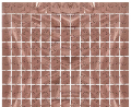 Kurtyna B&C Kwadrat-gwiazdki, metaliczna różowo-złota, 100x200 cm