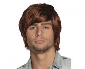 Peruka męska Tyler, brązowy