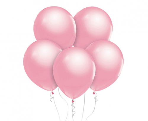 Balony Beauty&Charm, metaliki różowe 12"/ 50 szt.