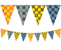 Banner "Harry Potter Hogwarts Houses", flagi (papier FSC)