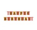 Banner papierowy Happy Birthday - Harry Potter, rozm. 160 cm
