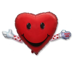 Balon foliowy 24" FX - "LOVE & HUG"