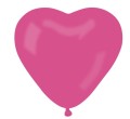 Balony CR pastel serca - ciemnoróżowe 07/ 50 szt
