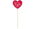 Dekoracja papierowa Love is in the air - Serce, 10x30 cm