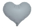 Balon Ibrex Hel, serce Jelly 14", Blue Gray, 5 szt.