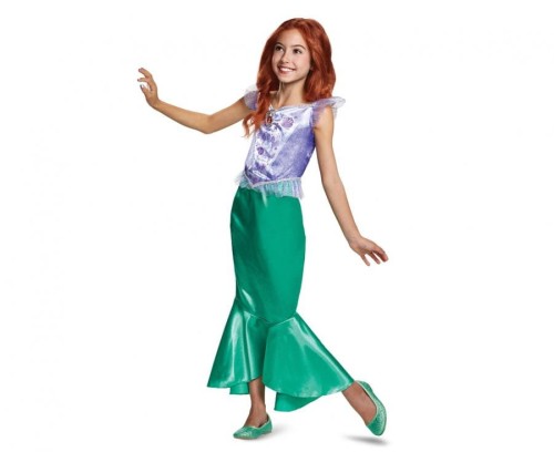 #STDZ Strój Ariel Classic - The Little Mermaid Princess (licencja), rozm. M (7-8 lat)