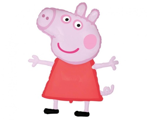 Balon foliowy 40"- Świnka Peppa, pakowany