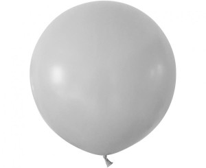 Balony Beauty&Charm, pastelowe, szare 24"/ 2 szt.