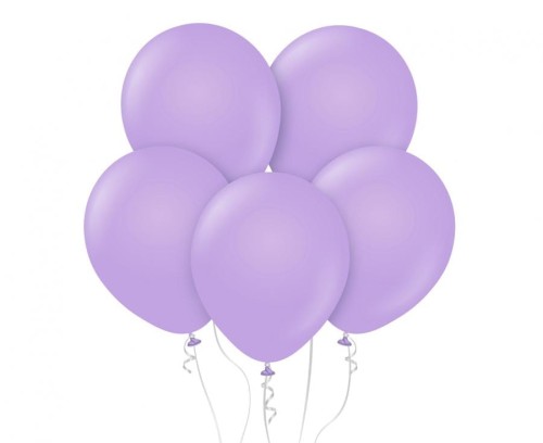 Balony Beauty&Charm, makaronowe, lawendowe 18" / 5 szt.