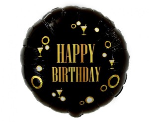 Balon foliowy Happy Birthday (B&G Party), 18"