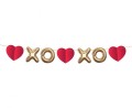 Girlanda papierowa XoXo, 200 cm