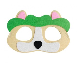 Maska filcowa Psia Brygada - Tropiciel, 18x12 cm