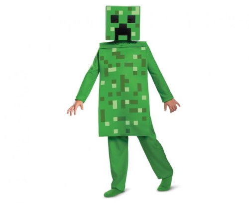 #STDZ Strój Creeper Classic (kombinezon) - Minecraft (licencja), rozm. S (4-6 lat)