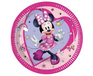 Talerzyki papierowe Minnie Junior, next generation 20cm, 8 szt. (plastic-free)