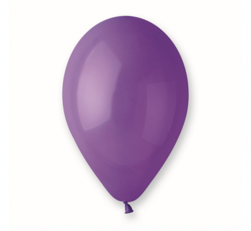 Balony G90 pastel 10" - fioletowe 08/ 100 szt.
