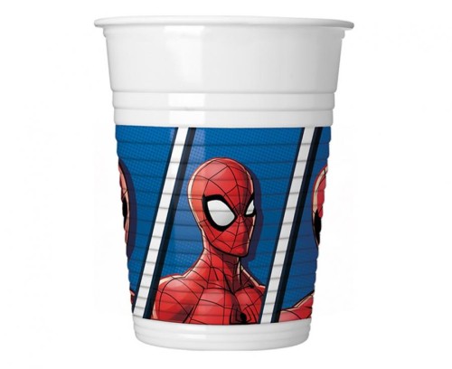 Kubeczki plastikowe (WM) Spider-Man Team Up Marvel, 200 ml, 8 szt.