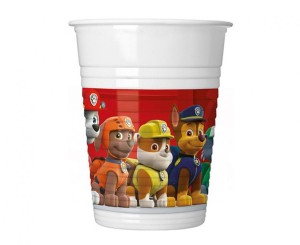 Kubeczki plastikowe (WM), Paw Patrol - Ready for Action (Nickelodeon), 200ml, 8 szt. (SUP label)
