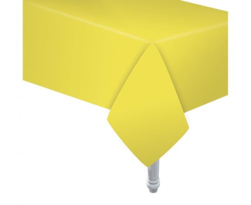 Obrus papierowy żółty (101C), 132x183 cm