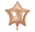 Balon foliowy "Gwiazda", różowo-złota 19"