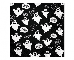 Serwetki papierowe PAW Boo (black) 33x33 cm / 20 szt.
