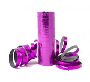 Serpentyny holograficzne fioletowe/ 24 szt.