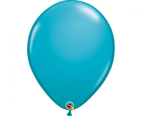 Balon QL 16", tropikalny niebieski / 50 szt.