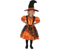 #STDZ Zestaw dla dzieci Dyniowa Czarownica (sukienka, kapelusz), rozm. 92/104 cm