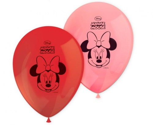 Zestaw 8 balonów "Minnie Dots"