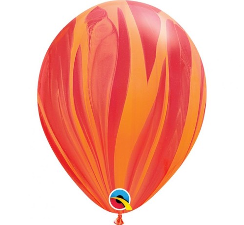 Balon QL 11", pastel agat czerwony / 25 szt.