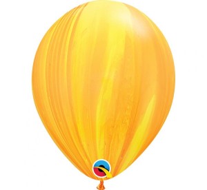 Balon QL 11", pastel agat zółty / 25 szt.