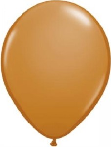 Balon QL 5", pastel j. brązowy / 100 szt.