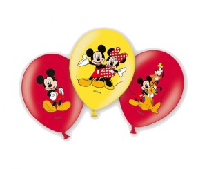 Balony 11" Micky, 6 szt.