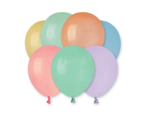 Balony A50 pastel 5" - mix Macaron MC/ 100 szt.