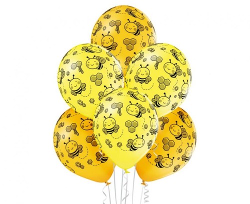Balony D11 Bees 1C5S, 6 szt.
