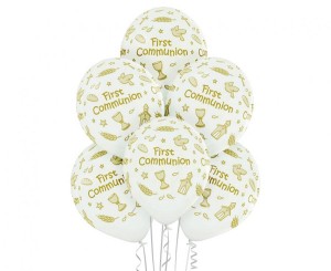 Balony D11 First Communion 1C5S, 6 szt.