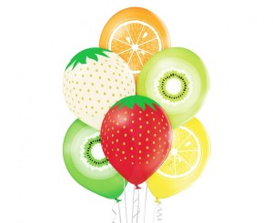 Balony D11 Fruits 1C5S, 6 szt.