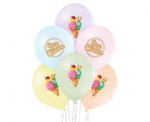 Balony D11 Ice Cream, 6 szt.
