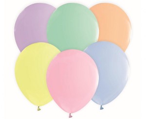 Balony Beauty&Charm, makaronowe mix 12"/ 10 szt.