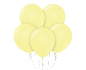 Balony Beauty&Charm, makaronowe żółte 12"/ 10 szt.